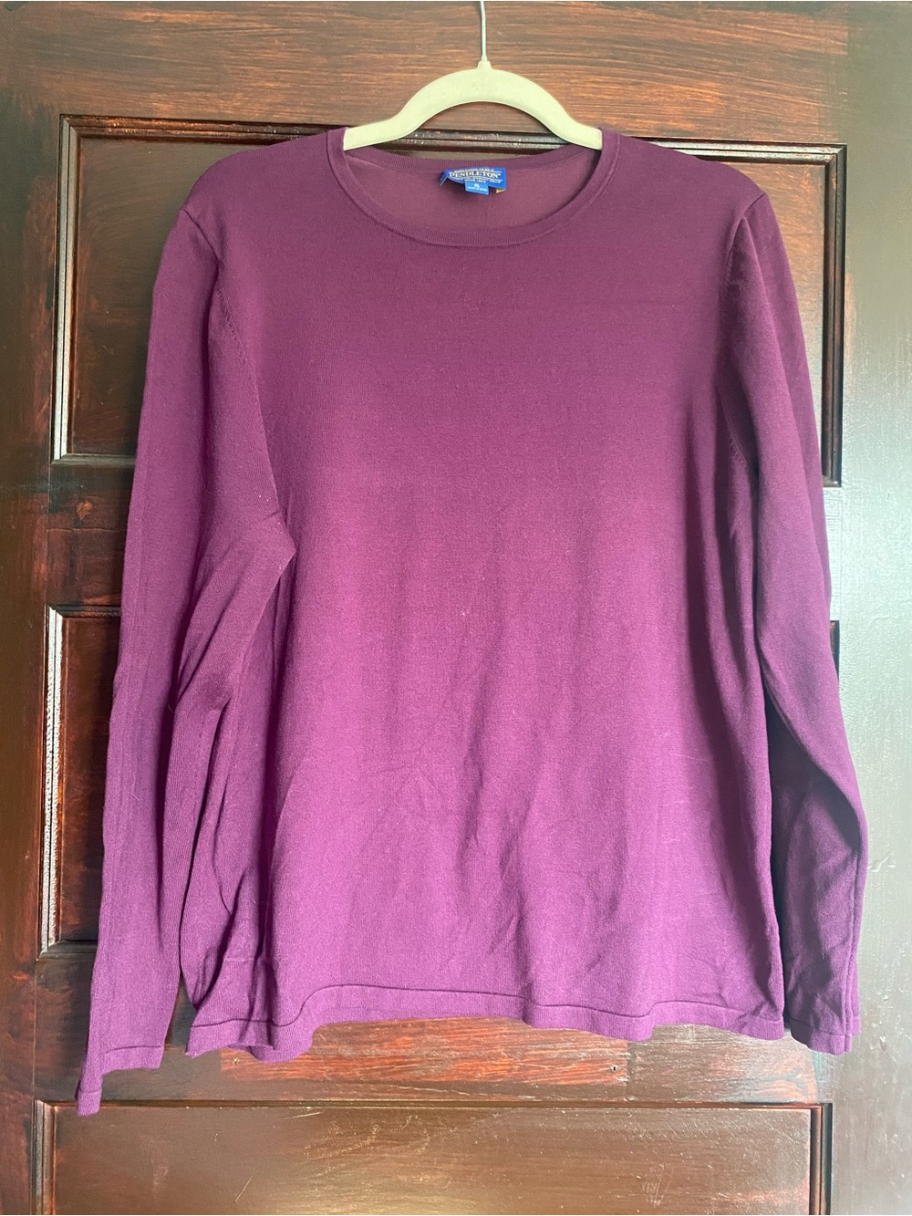 Pendleton Silk Cotton Blend Long Sleeve- XL